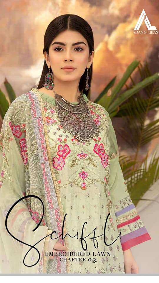 Adan Libas Schiffli Lawn 2021 Vol 3